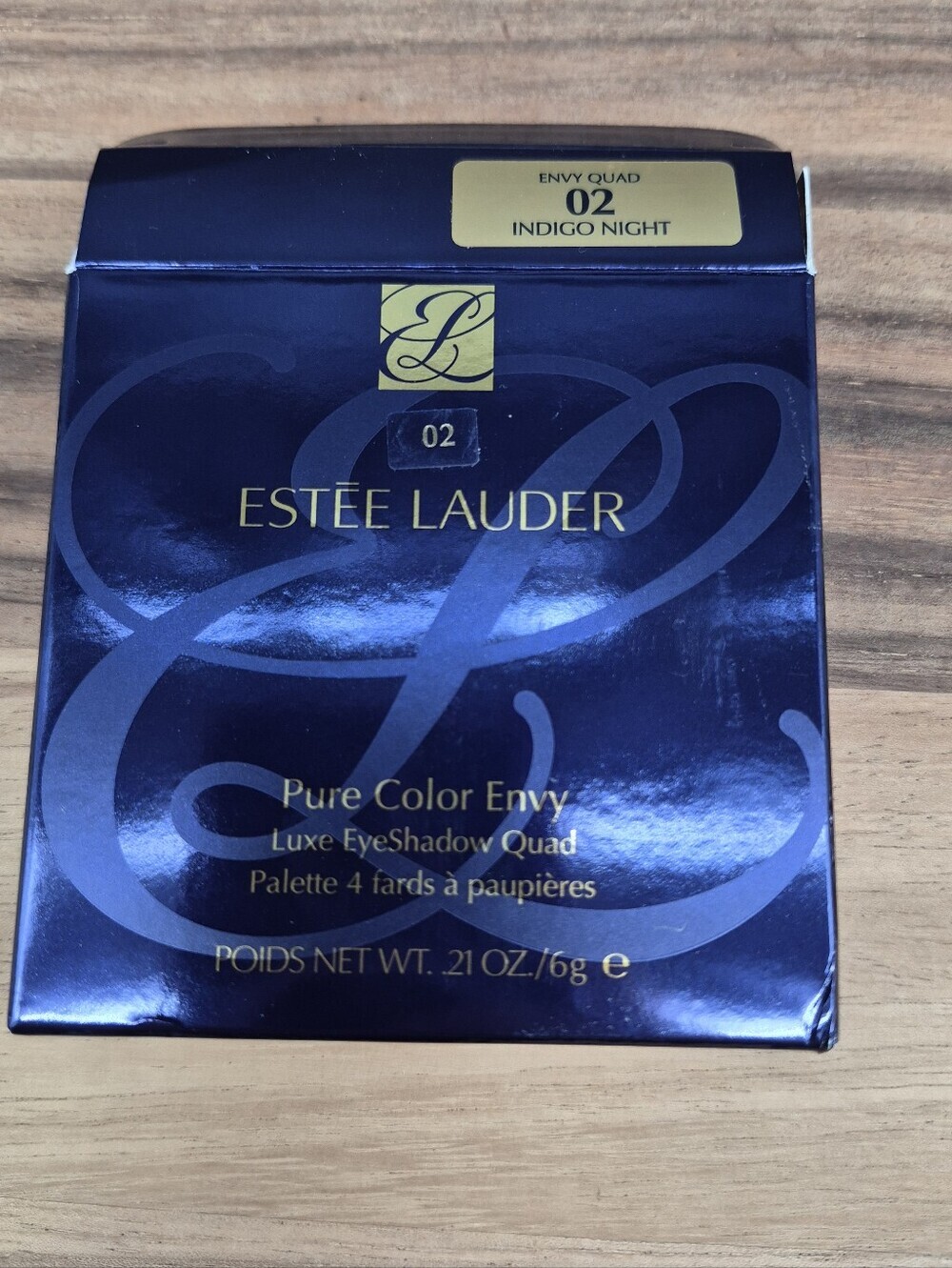 Estee Lauder Pure Color Envy Luxe Eyeshadow Quad: Indigo Night (02), NIB - Picture 6 of 7